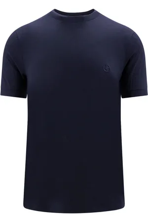Giorgio Armani Hombre, Camisetas, Azul, Talla: 2XL