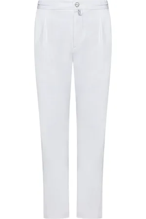 Kiton Hombre, Pantalones, Blanco, Talla: W36