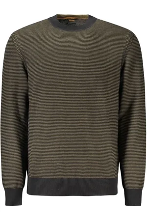 HUGO BOSS Hombre, Jerseys, Negro, Talla: L