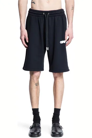 OFF-WHITE Hombre, Pantalones cortos, Negro, Talla: S