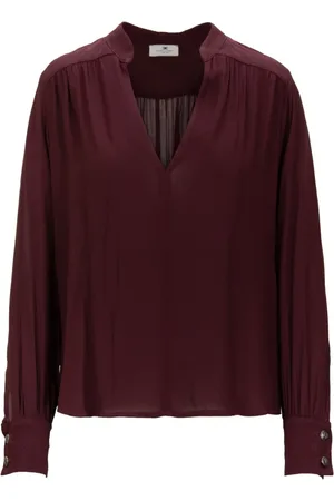Elisabetta Franchi Mujer, Blusas y Camisas, Rojo, Talla: L