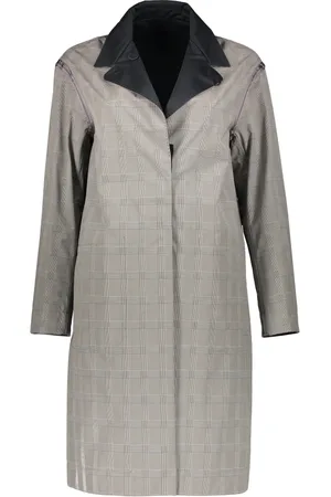 MOORER Mujer, Abrigos, Gris, Talla: S