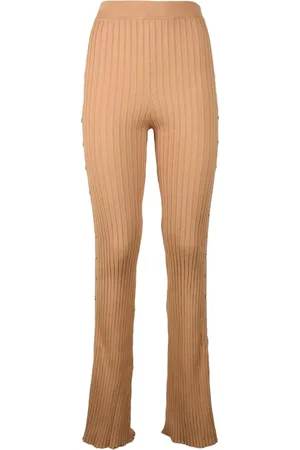 Elisabetta Franchi Mujer, Pantalones, Marrón, Talla: S