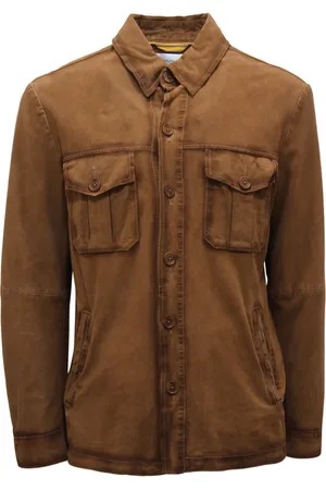 BULLY Hombre, Chaquetas, Marrón, Talla: M