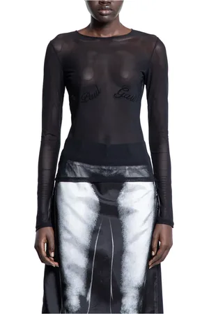 Jean Paul Gaultier Mujer, Camisetas, Negro, Talla: XS