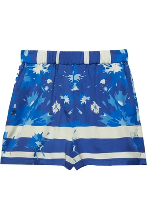 Msgm Mujer, Pantalones cortos, Azul, Talla: XS