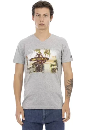 Trussardi Hombre, Camisetas, Gris, Talla: 3XL