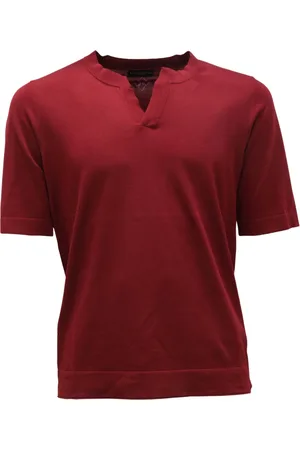 BALLANTYNE Hombre, Camisetas, Rojo, Talla: XL