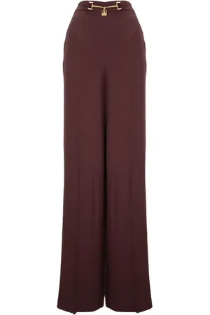 Elisabetta Franchi Mujer, Pantalones, Rojo, Talla: L