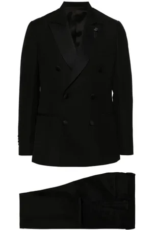 LARDINI Hombre, Trajes, Negro, Talla: 3XL