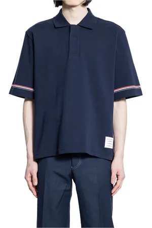 Thom Browne Hombre, Camisetas, Azul, Talla: L