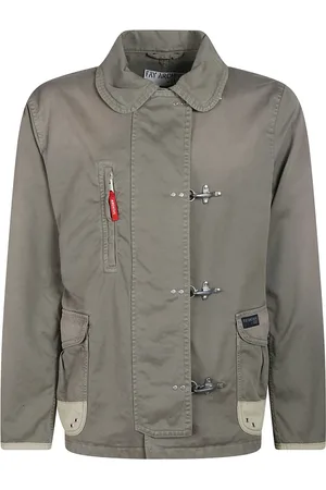 FAY Hombre, Chaquetas, Verde, Talla: L