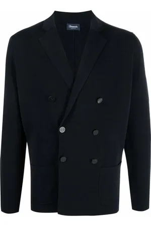 DRUMOHR Hombre, Chaquetas, Azul, Talla: M