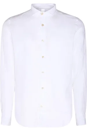 ELEVENTY Hombre, Camisas, Blanco, Talla: M