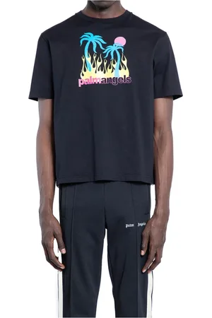 Palm Angels Hombre, Camisetas, Negro, Talla: XL