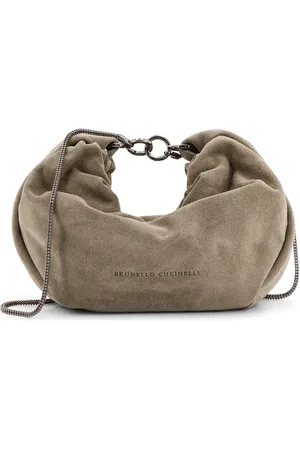Brunello Cucinelli Mujer, Bolsos, Gris, Talla: ONE Size