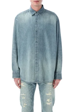 FEAR OF GOD Hombre, Camisas, Azul, Talla: M