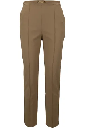 Elisabetta Franchi Mujer, Pantalones, Marrón, Talla: XS