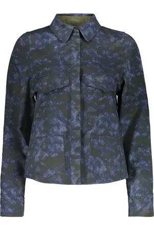 MOORER Mujer, Chaquetas, Azul, Talla: S