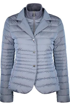 MOORER Mujer, Chaquetas, Azul, Talla: S