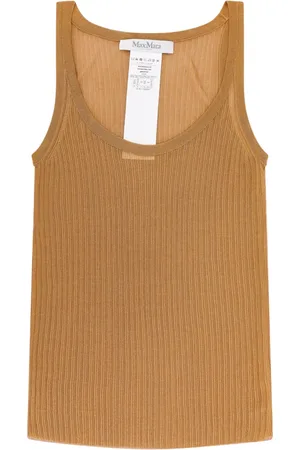 Max Mara Mujer, Camisetas, Marrón, Talla: M