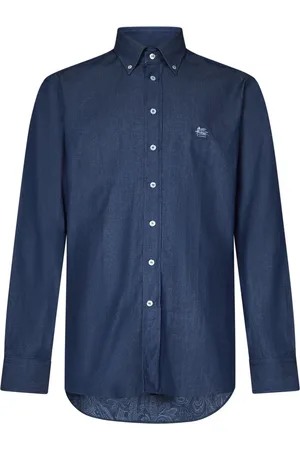 Etro Hombre, Camisas, Azul, Talla: 3XL