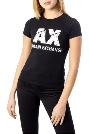 Armani Exchange Mujer, Camisetas, Negro, Talla: S