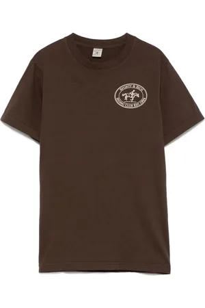 Sporty & Rich Mujer, Camisetas, Marrón, Talla: S