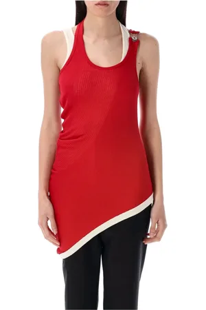 Jean Paul Gaultier Mujer, Camisetas, Rojo, Talla: M