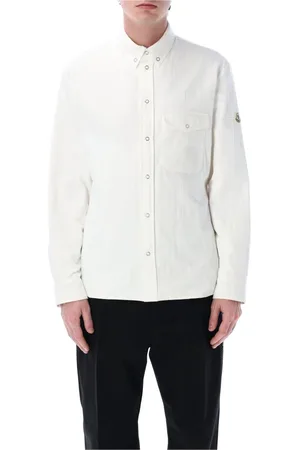 Moncler Hombre, Camisas, Blanco, Talla: L
