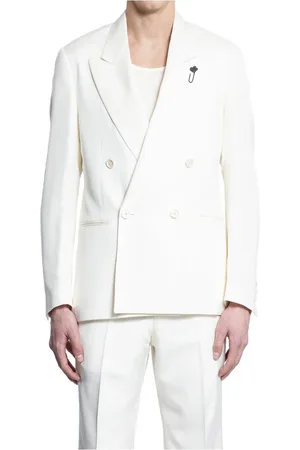 LARDINI Hombre, Chaquetas, Blanco, Talla: S