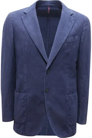 Biagio Santaniello Hombre, Chaquetas, Azul, Talla: 2XL