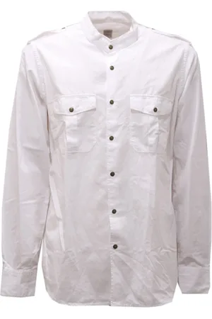 ELEVENTY Hombre, Camisas, Blanco, Talla: L