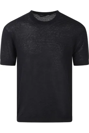 LOW BRAND Hombre, Camisetas, Negro, Talla: S