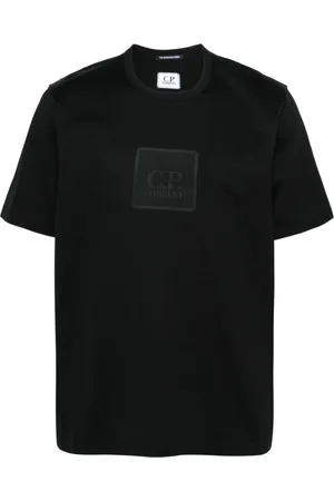 C.P. Company Hombre, Camisetas, Negro, Talla: 2XL