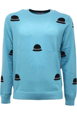 sun68 Hombre, Jerseys, Azul, Talla: S