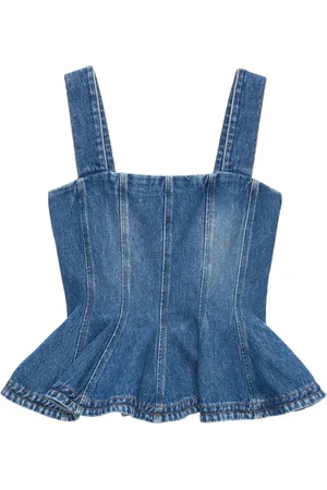 Msgm Mujer, Camisetas, Azul, Talla: XS