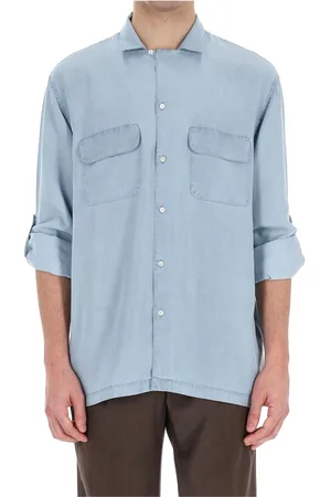 OFFICINE GENERALE Hombre, Camisas, Azul, Talla: XL