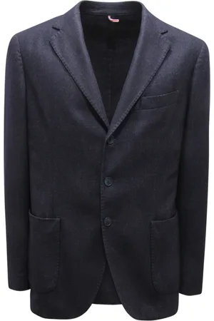 Biagio Santaniello Hombre, Chaquetas, Azul, Talla: L