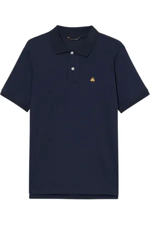 Brooks Brothers Hombre, Camisetas, Azul, Talla: S