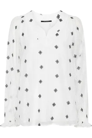Bruuns Bazaar Mujer, Blusas y Camisas, Blanco, Talla: M