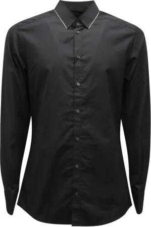 Dolce & Gabbana Hombre, Camisas, Negro, Talla: M