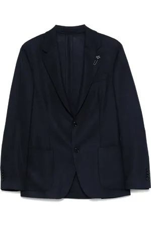 LARDINI Hombre, Chaquetas, Azul, Talla: L
