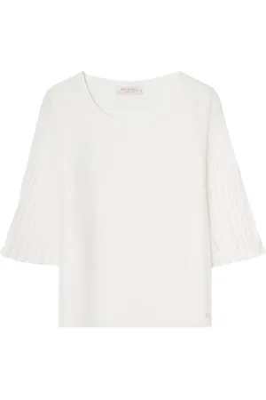 BUSNEL Mujer, Blusas y Camisas, Blanco, Talla: S