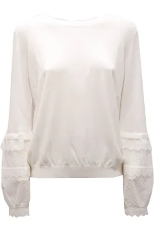 Twin-Set Mujer, Jerseys, Blanco, Talla: L