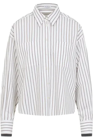 Brunello Cucinelli Mujer, Blusas y Camisas, Blanco, Talla: L
