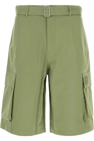 Maison Kitsuné Hombre, Pantalones cortos, Verde, Talla: XS