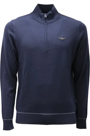 Aeronautica Militare Hombre, Sudaderas, Azul, Talla: S
