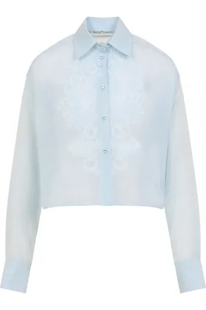 ERMANNO SCERVINO Mujer, Blusas y Camisas, Azul, Talla: S