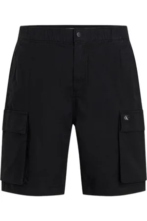 Calvin Klein Hombre, Pantalones cortos, Negro, Talla: W33